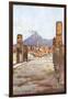 Street View - Pompeii-Alberto Pisa-Framed Art Print