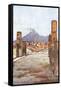 Street View - Pompeii-Alberto Pisa-Framed Stretched Canvas