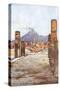 Street View - Pompeii-Alberto Pisa-Stretched Canvas