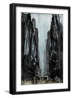 Street View-OnRei-Framed Art Print