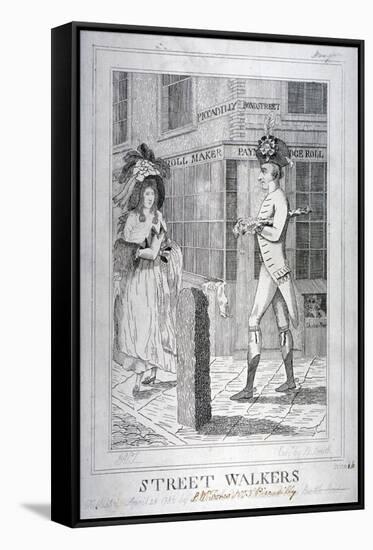 Street Walkers, 1786-Benjamin Smith-Framed Stretched Canvas