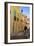 Street with Cyclist, Old Town, Bouzigues, Thau Basin, Herault, Languedoc, France, Europe-Guy Thouvenin-Framed Photographic Print