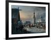 Street with Mail Coaches, 1829-Alexander Osipovich Orlowski-Framed Giclee Print