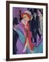 Street with Red Streetwalker, 1914-1925-Ernst Ludwig Kirchner-Framed Giclee Print
