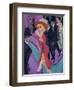 Street with Red Streetwalker, 1914-1925-Ernst Ludwig Kirchner-Framed Giclee Print