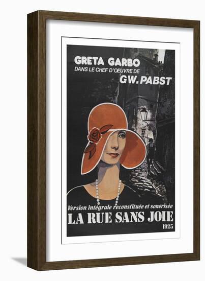 Street Without Joy "La Rue Sans Joie"-null-Framed Art Print