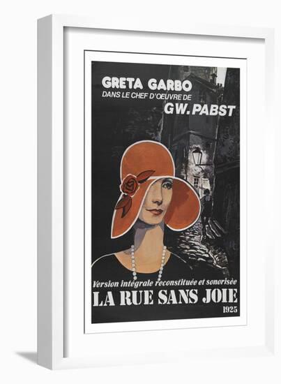 Street Without Joy "La Rue Sans Joie"-null-Framed Art Print