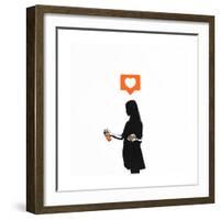 Streetart Sweetheart-Alex Cherry-Framed Premium Giclee Print