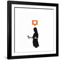 Streetart Sweetheart-Alex Cherry-Framed Art Print