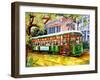 Streetcar in New Orleans-Diane Millsap-Framed Art Print