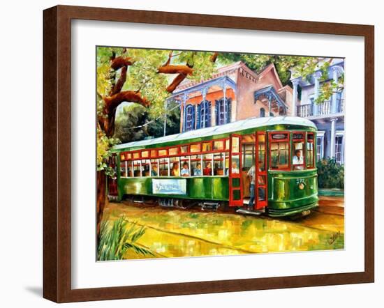 Streetcar in New Orleans-Diane Millsap-Framed Art Print