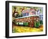 Streetcar in New Orleans-Diane Millsap-Framed Art Print