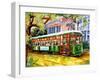 Streetcar in New Orleans-Diane Millsap-Framed Art Print
