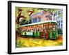 Streetcar in New Orleans-Diane Millsap-Framed Art Print