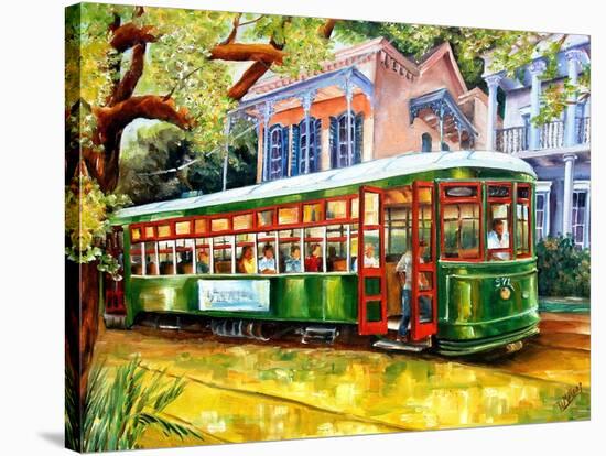 Streetcar in New Orleans-Diane Millsap-Stretched Canvas