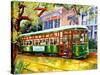 Streetcar in New Orleans-Diane Millsap-Stretched Canvas