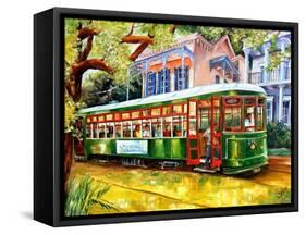 Streetcar in New Orleans-Diane Millsap-Framed Stretched Canvas