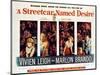 Streetcar Named Desire, Vivien Leigh, Marlon Brando, Kim Hunter, Karl Malden, 1951-null-Mounted Art Print