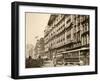 Streetcar on State Street North of the Palmer House, Chicago, 1890s-null-Framed Giclee Print