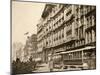 Streetcar on State Street North of the Palmer House, Chicago, 1890s-null-Mounted Giclee Print