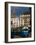 Streetcar, Zurich, Switzerland-Walter Bibikow-Framed Photographic Print