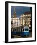 Streetcar, Zurich, Switzerland-Walter Bibikow-Framed Photographic Print