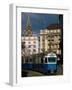 Streetcar, Zurich, Switzerland-Walter Bibikow-Framed Photographic Print