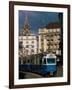 Streetcar, Zurich, Switzerland-Walter Bibikow-Framed Photographic Print