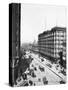 Streetcars in Front of Palace Hotel-null-Stretched Canvas