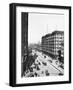 Streetcars in Front of Palace Hotel-null-Framed Photographic Print