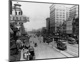 Streetcars in New Orleans-null-Mounted Photographic Print