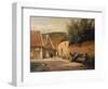 Streetcorner in the Village-Camille Pissarro-Framed Giclee Print