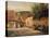 Streetcorner in the Village-Camille Pissarro-Stretched Canvas