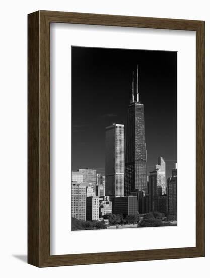 Streeterville Chicago Illinois BW-Steve Gadomski-Framed Photographic Print