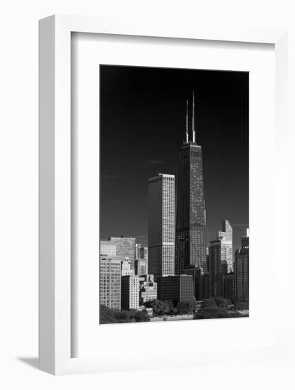 Streeterville Chicago Illinois BW-Steve Gadomski-Framed Photographic Print