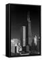 Streeterville Chicago Illinois BW-Steve Gadomski-Framed Stretched Canvas