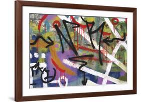 Streetlife II-Tony Koukos-Framed Giclee Print