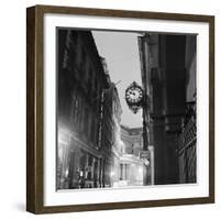 Streetlight and Clock-John Gay-Framed Giclee Print