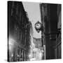 Streetlight and Clock-John Gay-Stretched Canvas