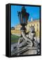 Streetlight with Putto and Cornucopia, Courtyard, Eszterhaza Palace-null-Framed Stretched Canvas