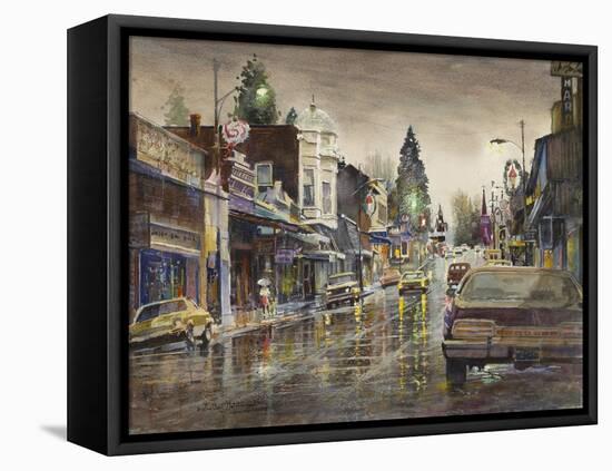 Streetlights-LaVere Hutchings-Framed Stretched Canvas