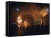 Streets Ablaze from Rioting Following Assassination of Martin Luther King Jr-null-Framed Stretched Canvas