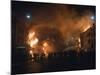 Streets Ablaze from Rioting Following Assassination of Martin Luther King Jr-null-Mounted Photographic Print