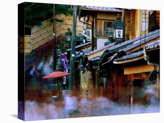 Streets and Shops in Sannen-Zaka, Kyoto, Japan-Frank Carter-Stretched Canvas