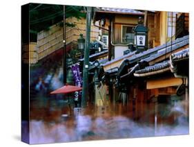 Streets and Shops in Sannen-Zaka, Kyoto, Japan-Frank Carter-Stretched Canvas