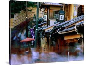 Streets and Shops in Sannen-Zaka, Kyoto, Japan-Frank Carter-Stretched Canvas