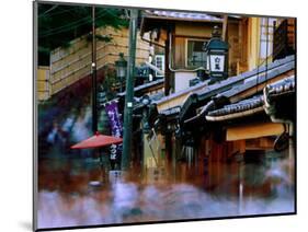 Streets and Shops in Sannen-Zaka, Kyoto, Japan-Frank Carter-Mounted Photographic Print