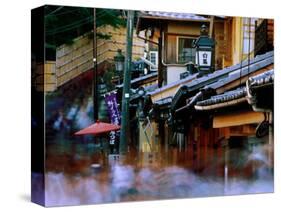 Streets and Shops in Sannen-Zaka, Kyoto, Japan-Frank Carter-Stretched Canvas