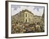 Streets Junction. New York 1829.-Tarker-Framed Giclee Print