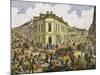 Streets Junction. New York 1829.-Tarker-Mounted Giclee Print